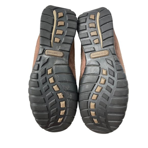 Timberland Smartwool Women's Power Lounger Tan Suede Leather Slip On Shoes 6M - Picture 5 of 10